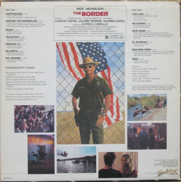 Ry Cooder : The Border (LP, Album, Pin)