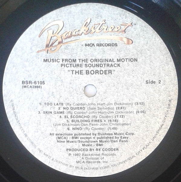 Ry Cooder : The Border (LP, Album, Pin)