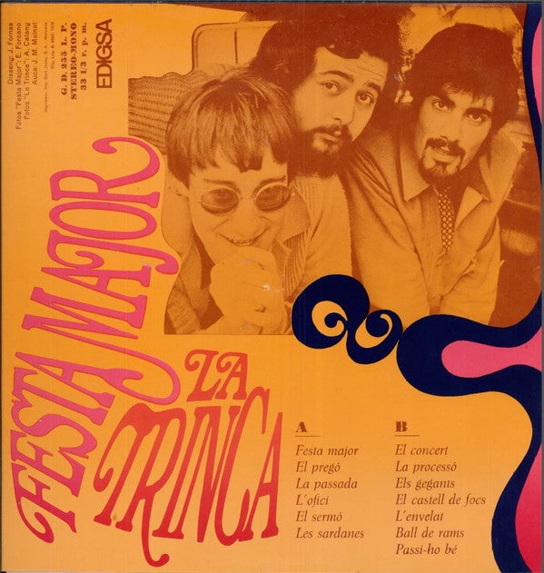 La Trinca : Festa Major (LP, Album, RE, Gat)