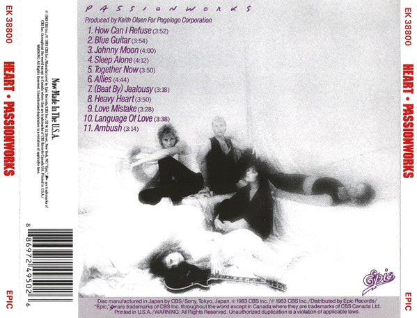 Heart : Passionworks (CD, Album, RE)