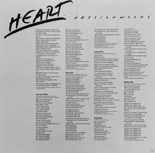 Heart : Passionworks (CD, Album, RE)