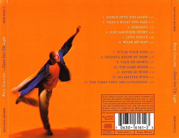 Phil Collins : Dance Into The Light (CD, Album)