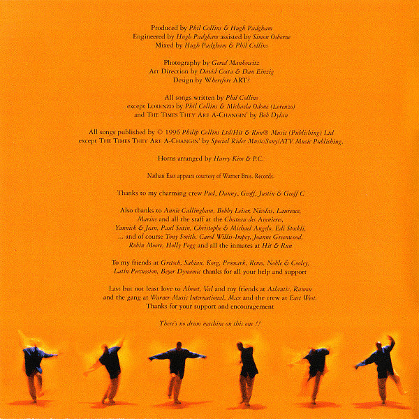 Phil Collins : Dance Into The Light (CD, Album)