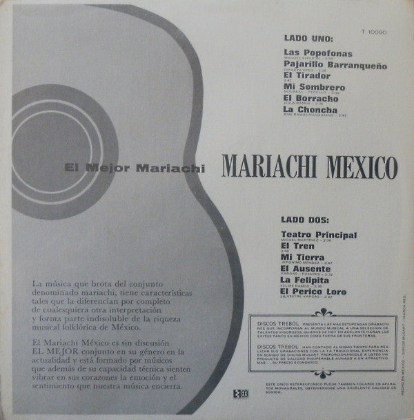 Mariachi Mexico : El Mejor Mariachi (LP, Comp)
