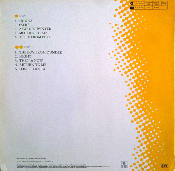 Sky (4) : "Cadmium..." (LP, Album)