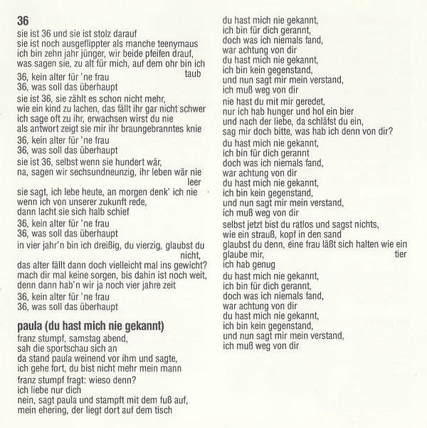 Marius Müller-Westernhagen : Bittersüß (CD, Album)