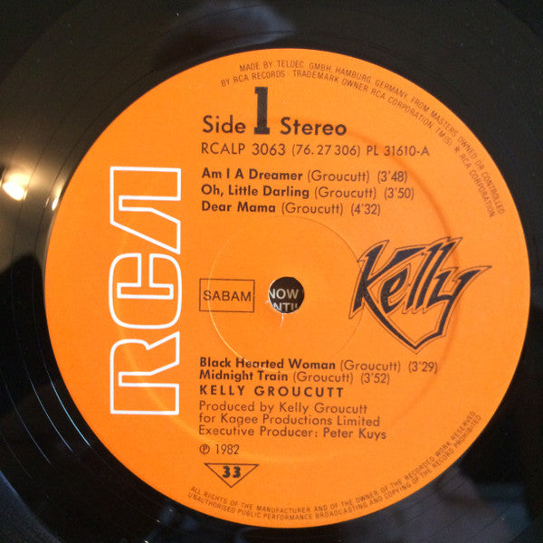 Kelly Groucutt : Kelly (LP, Album)