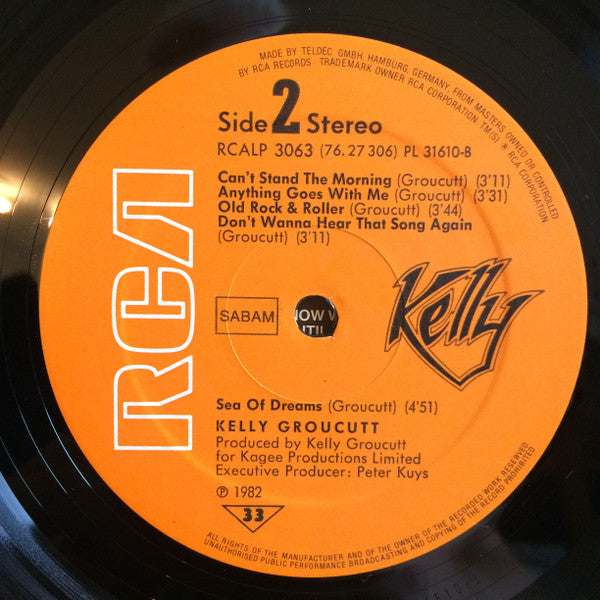 Kelly Groucutt : Kelly (LP, Album)