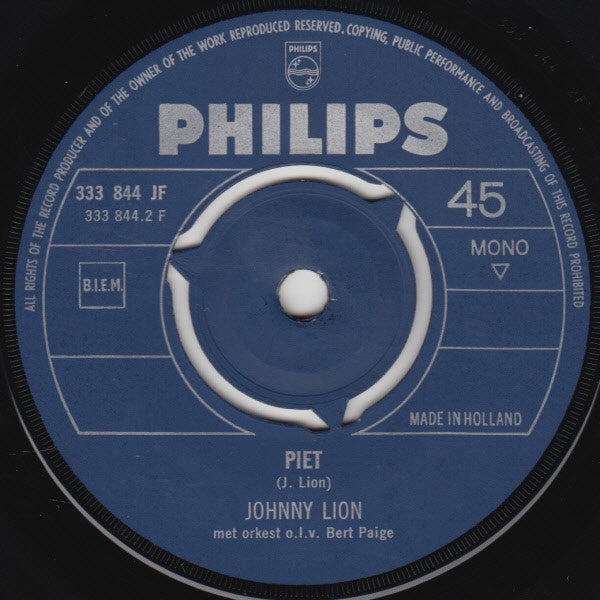 Johnny Lion : Stoommasjien (7", Single)