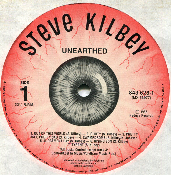 Steve Kilbey : Unearthed (LP, Album)