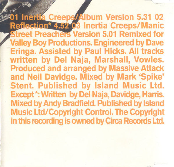 Massive Attack : Inertia Creeps (CD, Maxi)