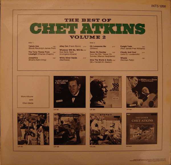 Chet Atkins : The Best Of Chet Atkins Volume 2 (LP, Comp, RE)