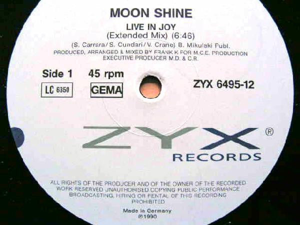 Moon Shine : Live In Joy (12")