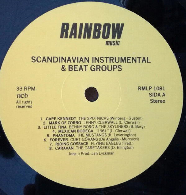 Various : Scandinavian Instrumental & Beat Groups (LP, Comp)