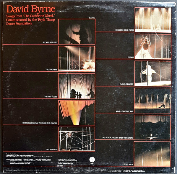 David Byrne : Songs From The Broadway Production Of "The Catherine Wheel" (LP)