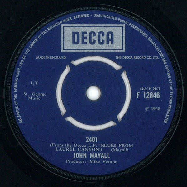 John Mayall : The Bear (7")