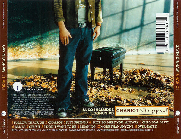 Gavin DeGraw : Chariot (CD, Album + CD, Bon + S/Edition)