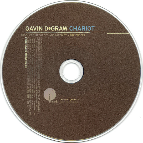 Gavin DeGraw : Chariot (CD, Album + CD, Bon + S/Edition)