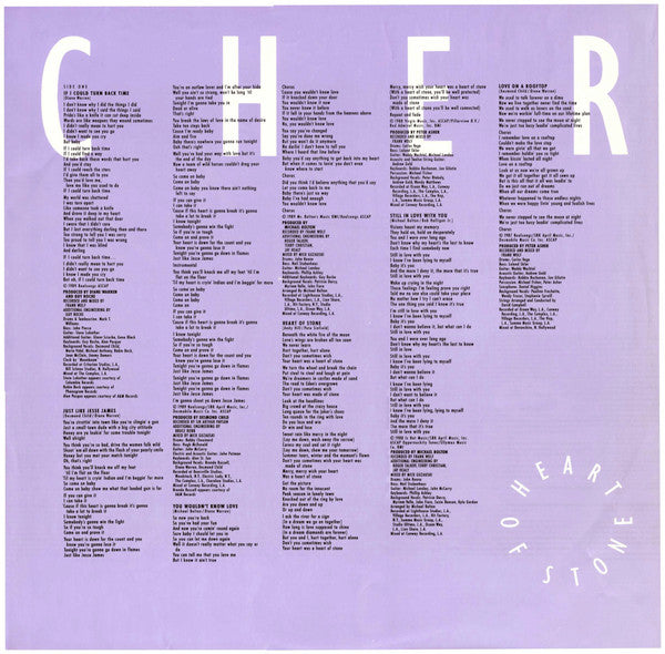 Cher : Heart Of Stone (LP, Album, RE)