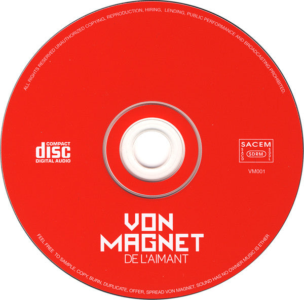 Von Magnet : De L'Aimant (CD, Album)