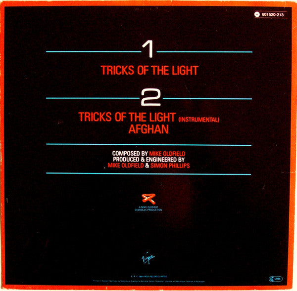 Mike Oldfield : Tricks Of The Light (12", Single)