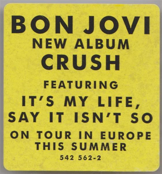Bon Jovi : Crush (CD, Album)