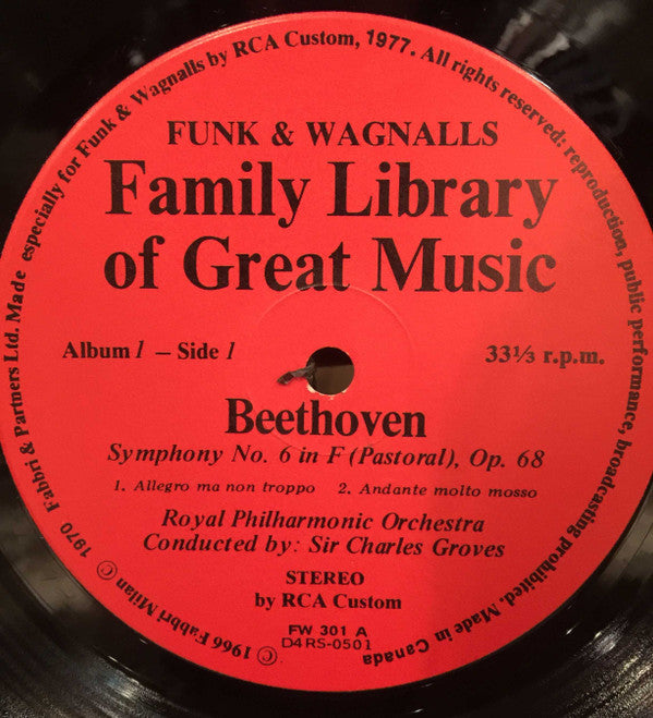 Ludwig van Beethoven : The Pastoral - Sixth Symphony (LP, Album)