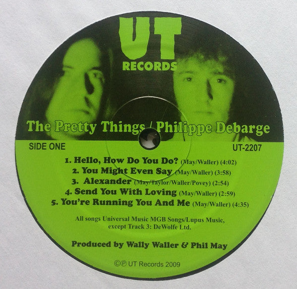 The Pretty Things / Philippe DeBarge : The Pretty Things / Philippe DeBarge (LP, Album, Ltd, RP)