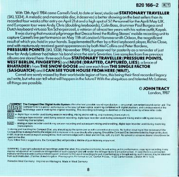 Camel : Pressure Points - Live In Concert (CD, Album, RE)