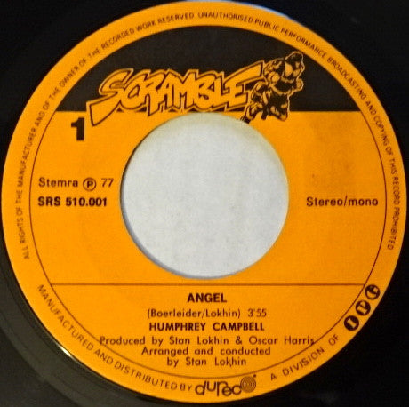 Humphrey Campbell : Angel (7", Single)