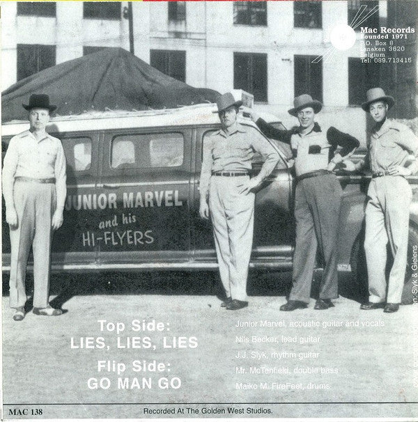 Junior Marvel And His Hi-Flyers : Lies, Lies, Lies (7")