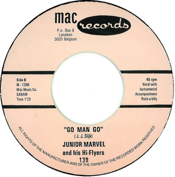 Junior Marvel And His Hi-Flyers : Lies, Lies, Lies (7")