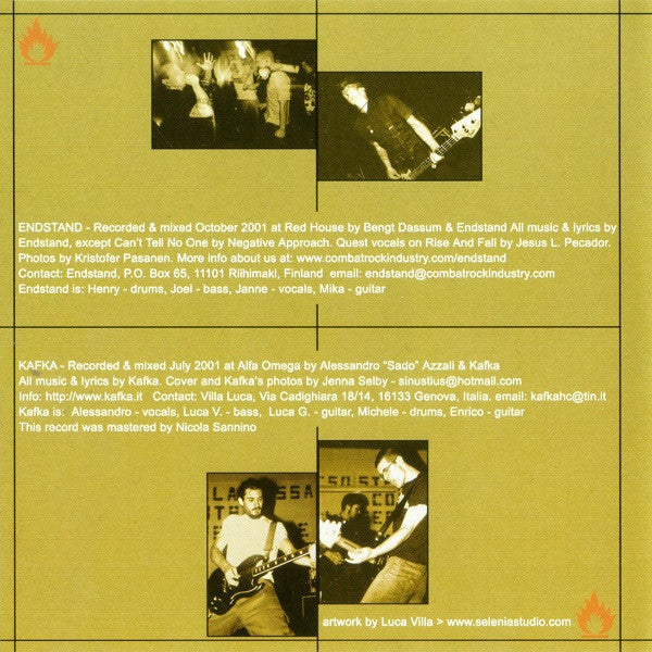 Endstand | Kafka : Diferente Actitud Juvenil (CD)