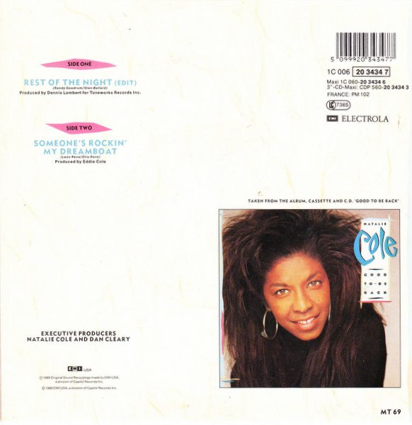 Natalie Cole : Rest Of The Night (7", Single)