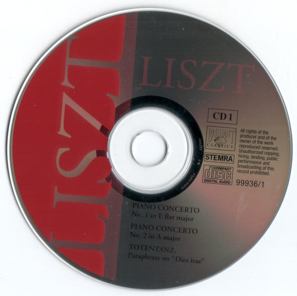 Franz Liszt : Works For Piano & Orchestra (4xCD + Box, Comp)