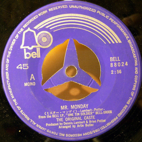 The Original Caste : Mr. Monday / Sweet Chicago (7", Single, Mono)