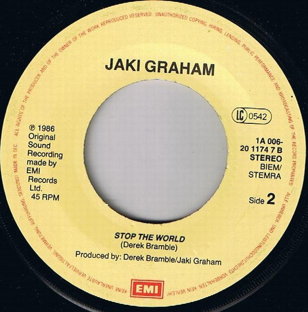 Jaki Graham : Set Me Free (7", Single)