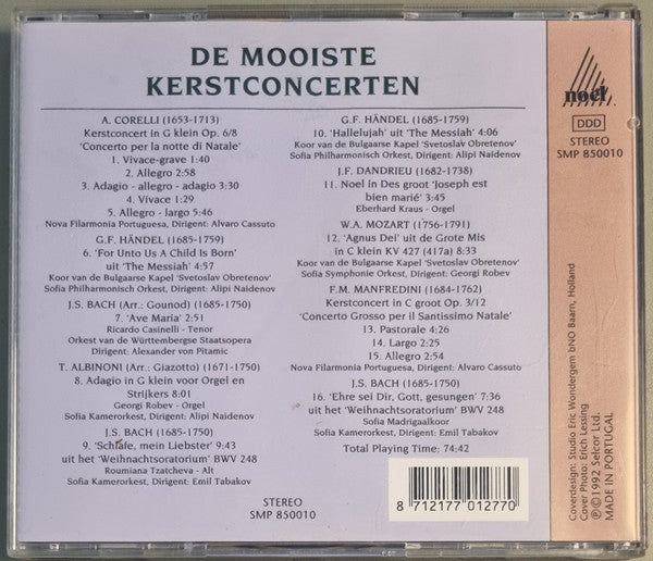 Various : De Mooiste Kerstconcerten (CD, Comp)