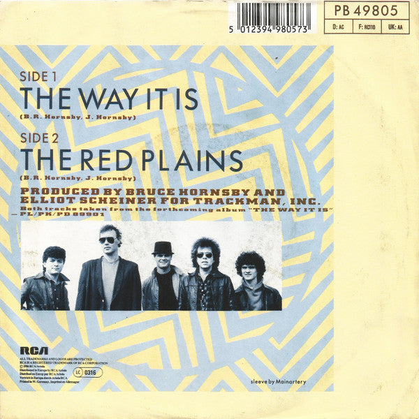 Bruce Hornsby And The Range : The Way It Is (7", Single)