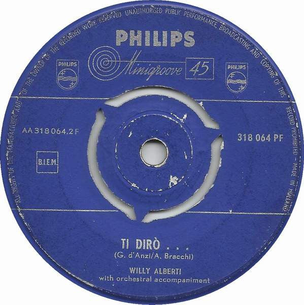 Willy Alberti : Come Prima (7", Single)