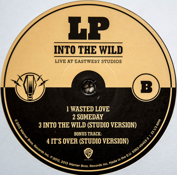 L.P. (3) : Into The Wild (Live At Eastwest Studios) (12", EP)