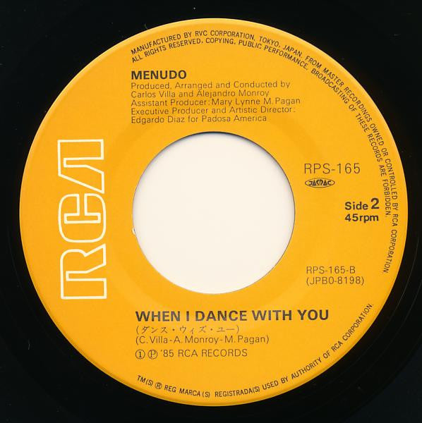 Menudo : Explosion (7", Single)