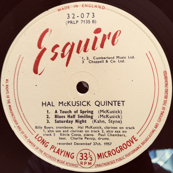 Hal McKusick : Triple Exposure (LP, Album, Mono)