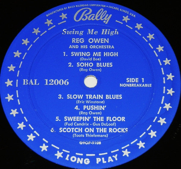 Reg Owen And His Orchestra : Swing Me High (LP, Album, Mono)