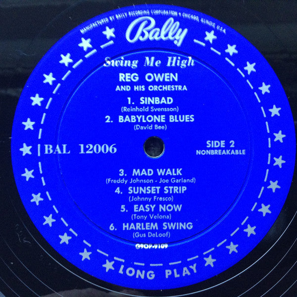 Reg Owen And His Orchestra : Swing Me High (LP, Album, Mono)
