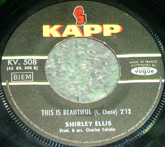 Shirley Ellis : The Clapping Song (Clap Pat Clap Slap) (7", Single)