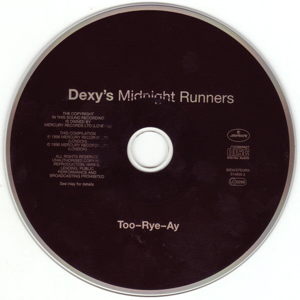 Kevin Rowland & Dexys Midnight Runners : Too-Rye-Ay (CD, Album, RE, RM)