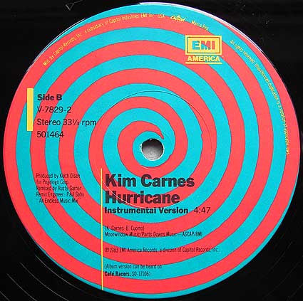 Kim Carnes : Hurricane (12")
