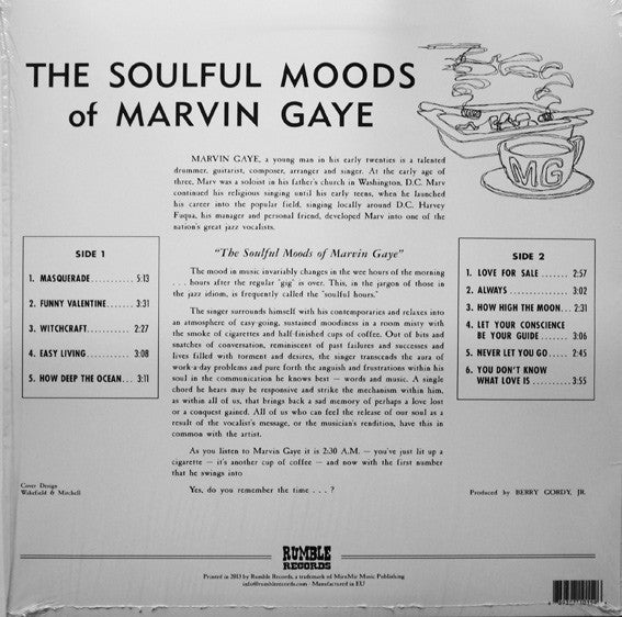 Marvin Gaye : The Soulful Moods Of Marvin Gaye (LP, Album, RE)