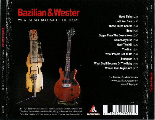 Bazilian & Wester : What Shall Become Of The Baby? (CD, Album)